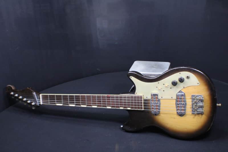 A Vintage Teisco Electric Guitar  in a Soft Case   # 4 G image 1