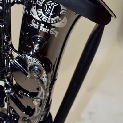 Cannonball A4 Big Bell Stone Series Standard Alto Saxophone, Polished Black Nickel w/ Case image 5