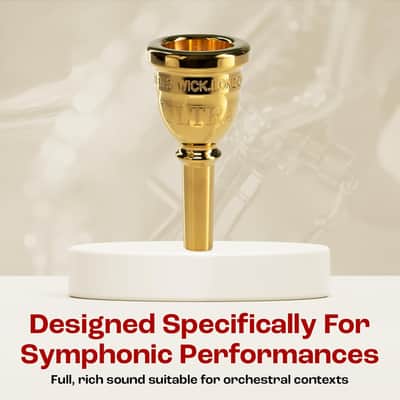 Denis Wick Steven Mead Ultra Euphonium Mouthpiece Silver Plated 5880E-SM3U image 7