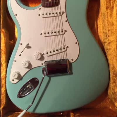 Fender Custom Shop 1961 NOS Stratocaster Lefty 2007 Aged Daphne Blue image 1