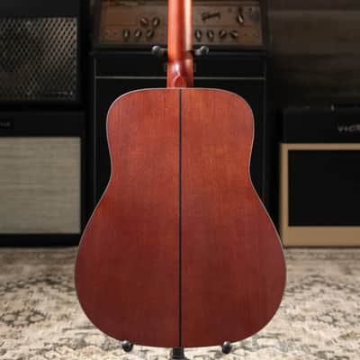 Yamaha FG3 Red Label Acoustic Guitar - Vintage Natural with Gig Bag image 7