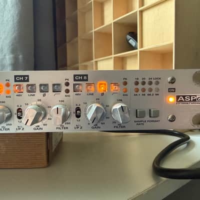Audient ASP008 8-Channel Variable Impedance Mic Pre 2000s - Silver image 4