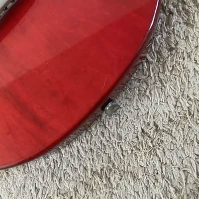 Hofner Electric Guitar, Burgundy, P90 Pickup, 22 Frets image 7