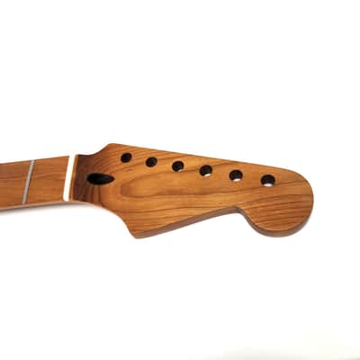 Brio Nitro Satin Roasted Maple S-Style Neck w/Walnut Truss Rod Plug image 8