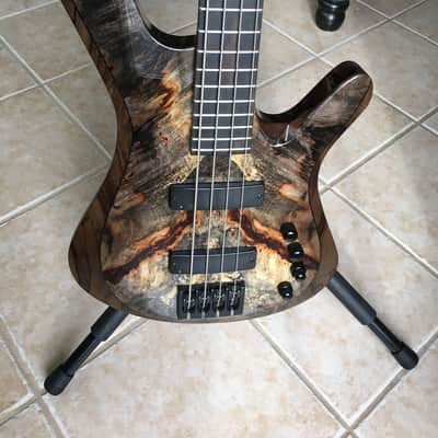 Kiesel V49K Vanquish 4 string 2017 Buckeye Burl 2017 NAMM Build image 18