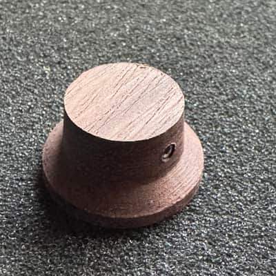 Guilford Indian Rosewood Skirted Base Volume/Tone potentiometer knob - 1.5mm set Screw / 6mm shaft image 1