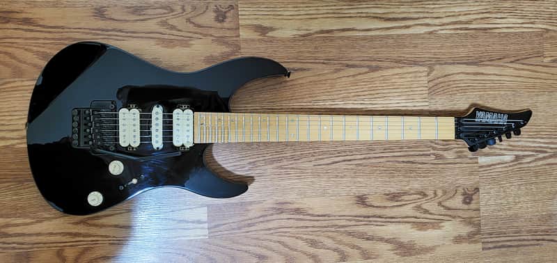 Yamaha RGX 721 M-R 1990 Gloss Black | Reverb