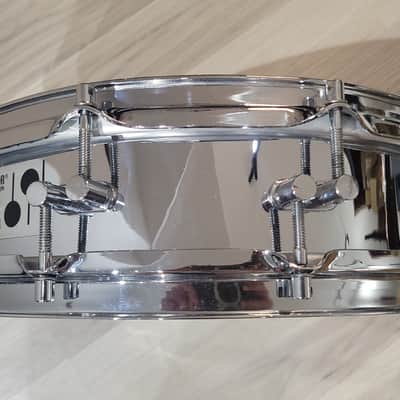 Sonor D-420 Phonic 14x4" 10-Lug Ferro-Manganese Steel Piccolo Snare Drum 1982 - 1994 - Chrome-Plated image 5