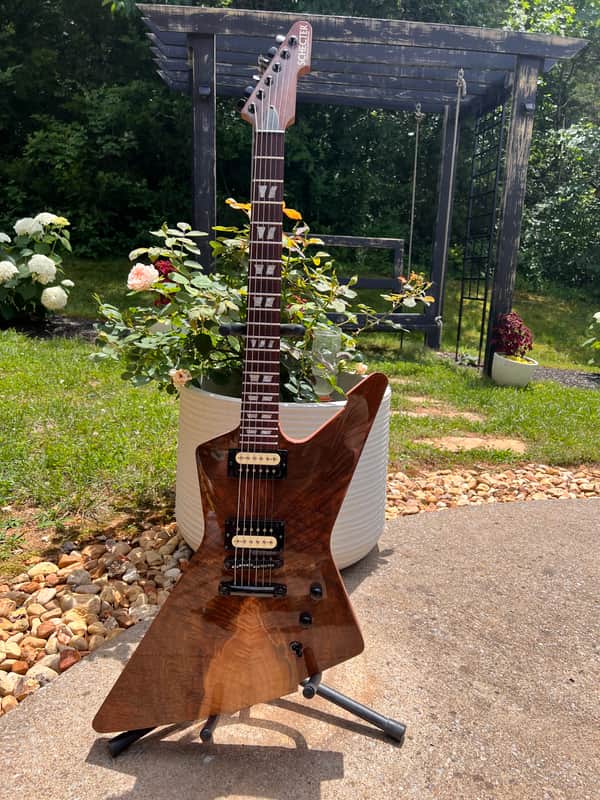 Schecter USA Custom Shop E-1 2020 - Gloss Natural Top / Satin Natural Back image 1