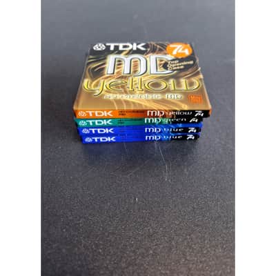 TDK 74 Minute Mini Discs - Set OF 4 – Minidisc - Like New image 8