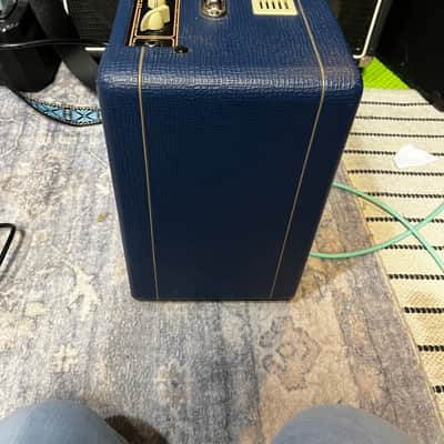 Vox AC4C1-BL Limited Edition 4-Watt 1x10" Guitar Combo 2012 - Blue with Tygon Cloth image 4