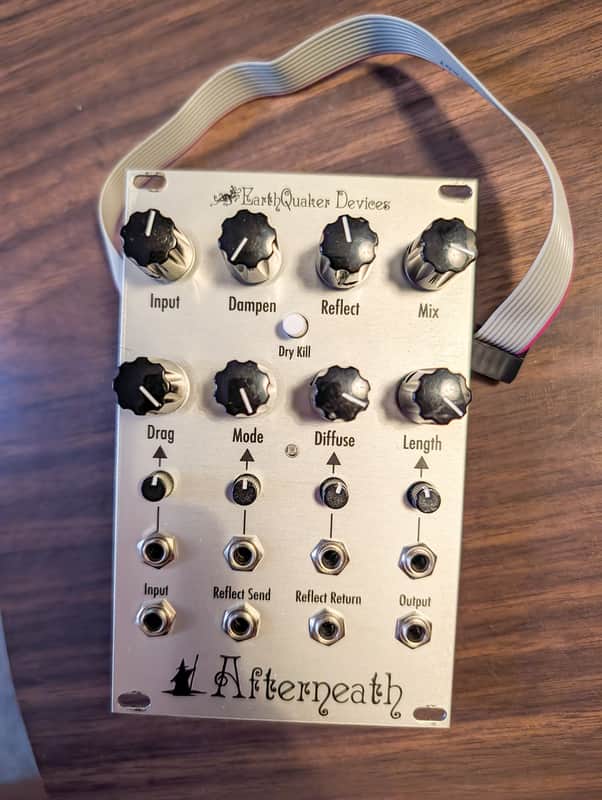 EarthQuaker Devices Afterneath Reverb Eurorack Module (Silver 2022) image 1