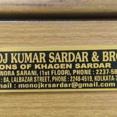 King of Shruti Boxes. Jumbo 16" Custom-Made Monoj Kr Sardar Teak Classic Surepti, Full Range C to C' * USA TARIFFS INCLUDED image 3