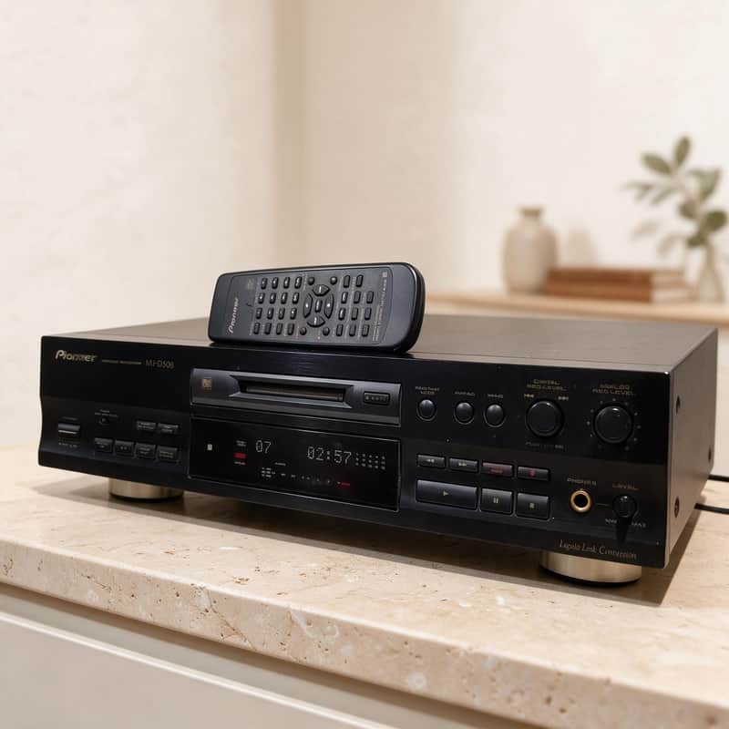 Pioneer MJ-D508 Rare Vintage MiniDisc Deck Tested Working Hi-Fi Stereo Warranty