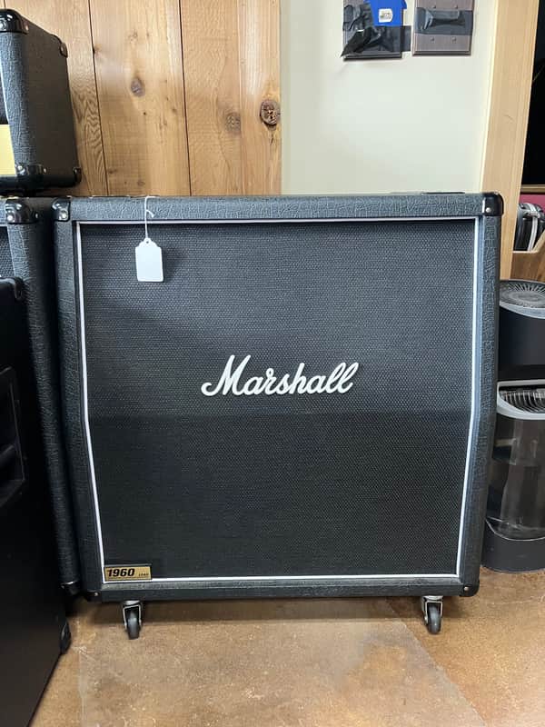 Marshall JCM 900 Lead Series Model 1960A 4x12" Angled Guitar Speaker Cabinet 1990 - 2003 - Black image 1
