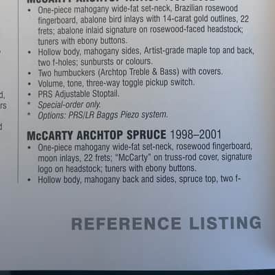 PRS McCarty Archtop Artist #29 image 12