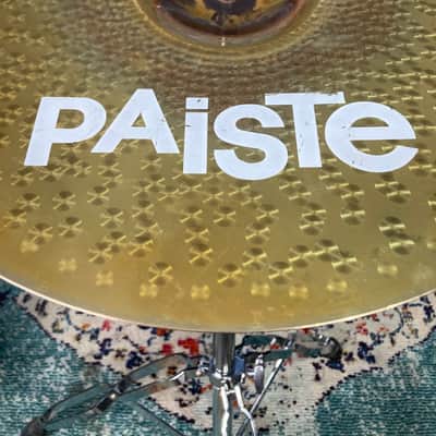 Paiste Scott Rockenfield's Queensrÿche, 18" Rude, 2002 Crash/Ride B, Cracked, Autographed! (#4) 1990s image 15