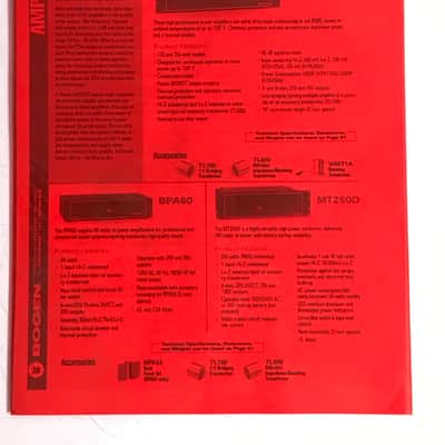 Bogen HTA-250A, 250 Watt Power MOSFET Audio Power Amplifier, 250W image 2