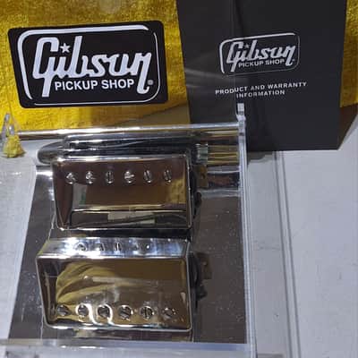 2023 Gibson Rhythm / Lead '61 Humbucker Set Chrome image 1