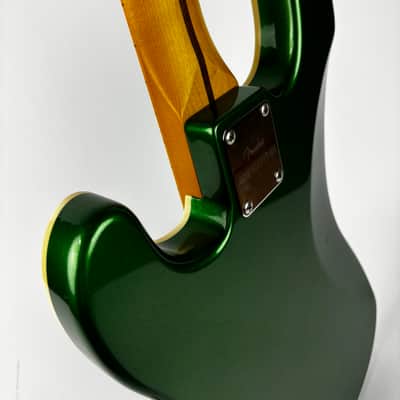 2013 Fender MIJ Aerodyne Special Precision Bass Speed Green Metallic With Matching Headstock. Nice Padded Gigbag included. image 8