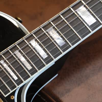 2016 Gibson Custom Shop Les Paul Custom Electric Guitar Black Ebony + COA OHSC image 11