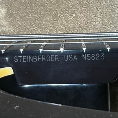 Steinberger XM2 1989 - Black with White binding image 4