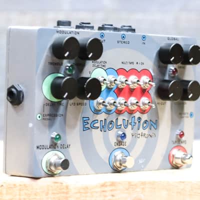 Pigtronix Echolution Unique Analog/Digital Dual Delay Effect Pedal w/Adapter Bild 3
