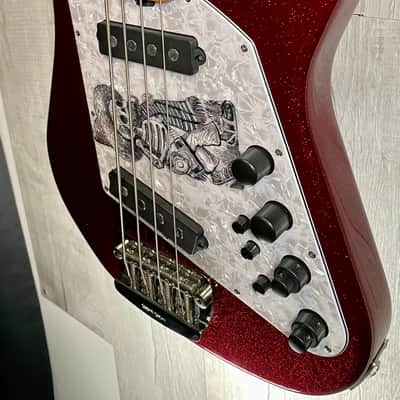 Used 2010 Music Man Ball Family Reserve Custom Big AL S-S  Red Sparkle w/case TSS1083 image 3