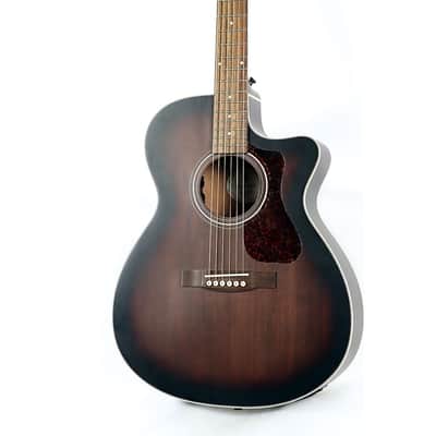 Guild OM-240CE Orchestra Acoustic-Electric Guitar Regular Charcoal Burst image 3