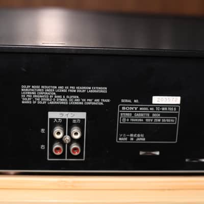 Sony TC-WR705S Dual Cassette Deck image 9