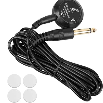 Guitar Pickup with Volume Control, Piezo Contact Microphone Transducer for Guitar, Mandolin, Banjo, Cello, Kalimba, Harp and Other Stringed Instrument image 1