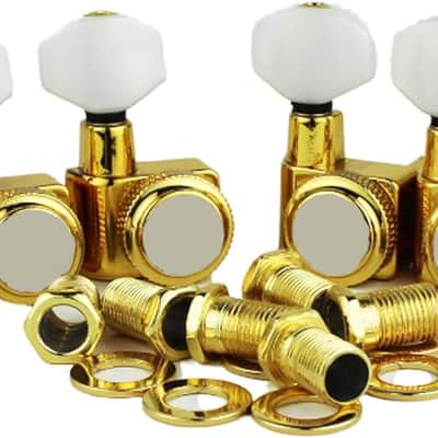 SPERZEL 6-In-Line Trim-Lok Locking Guitar Tuning Keys - Red