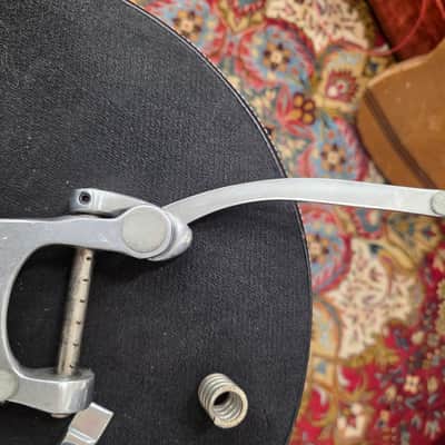 Bigsby B6 Vibrato Tailpiece w Original Floating Bridge 1960s 1970s image 7