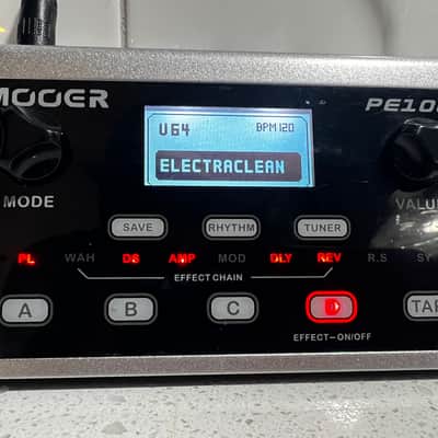 Mooer PE-100 Guitar Multi-Effects 2010s - Black/Silver image 1