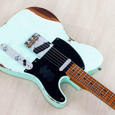 2023 Fender Custom Shop ‘52 Telecaster Roasted Heavy Relic Surf Green w/ Streamlined U Neck image 8