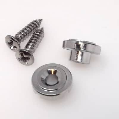 True Custom Shop®Chrome Round Vintage 50's String Retainer for Fender Strat Tele image 2