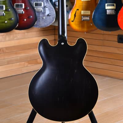 Gibson ES-335 Satin Trans Black image 21