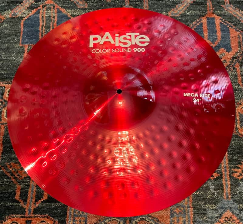 Paiste 24" Color Sound 900 Red Mega Ride Cymbal image 1