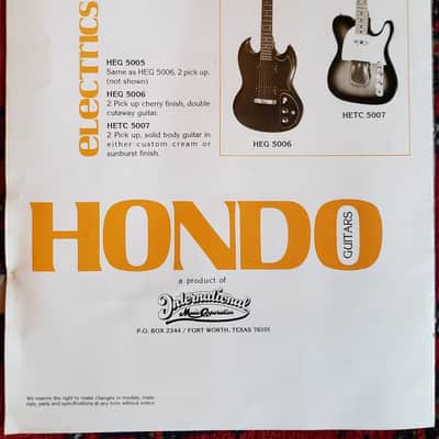 Hondo Guitar Catalog 1977 image 4