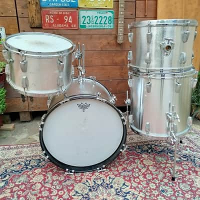 SUPER WOODING "President" Jazz set, 1970s. Vintage. image 8