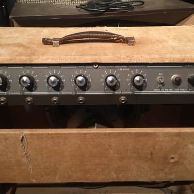 Lectrolab R600C Vintage Combo Guitar/Harp Amplifier 1950/60's Classic Tweed image 3