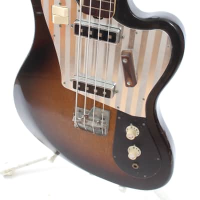 1960s Teisco NB-4 sunburst EB-200 image 2