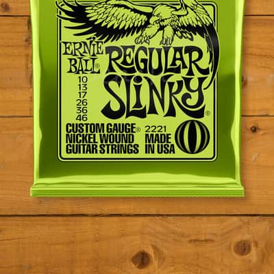 Ernie Ball Regular Slinky Nickel Wound Electric Guitar Strings - 10-46 image 1