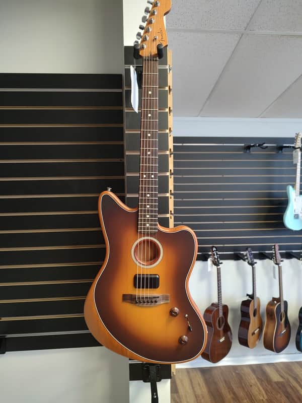 Fender MIM Acoustasonic Jazzmaster 2021 - Present - Tobacco Sunburst image 1