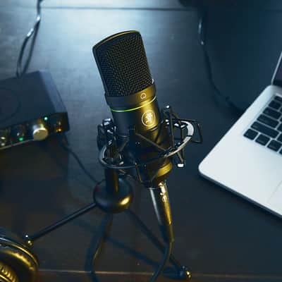 Mackie M Caster Live White Streaming Podcasting Smartphone/USB Mixer+EM-91C Mic image 8