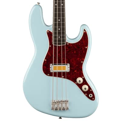 Fender Gold Foil Jazz Bass 4-string Bass Guitar - Sonic Blue image 1