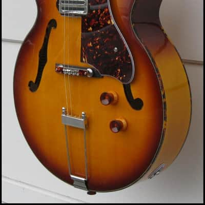 Hand Made Custom Arch Top Tenor Guitar - Soares'y Tenor Guitars image 4