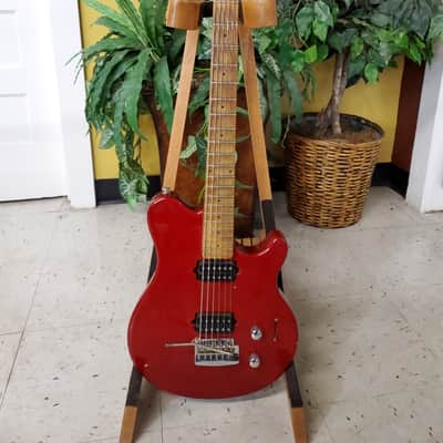 Ernie Ball Music Man AXIS SPORT 1998 RED HH MAPLE TREM image 1