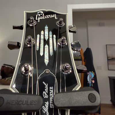 Gibson Les Paul Supreme AAA Quilt Top Limited-Edition Sea Smoke ~Like NEW~ 8.4 LBS Modern Electric Guitar 2024 1960/60's Neck image 2