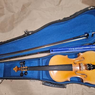 Josef Lorenz Luby (Schonbach) 3/4 Violin, Czech, Glasser bow. Very Good Cond image 1